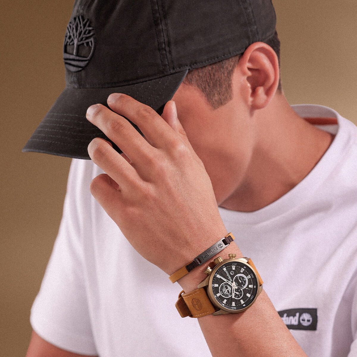 Herrarmband Timberland TDAGB0002202 Ockra - 2