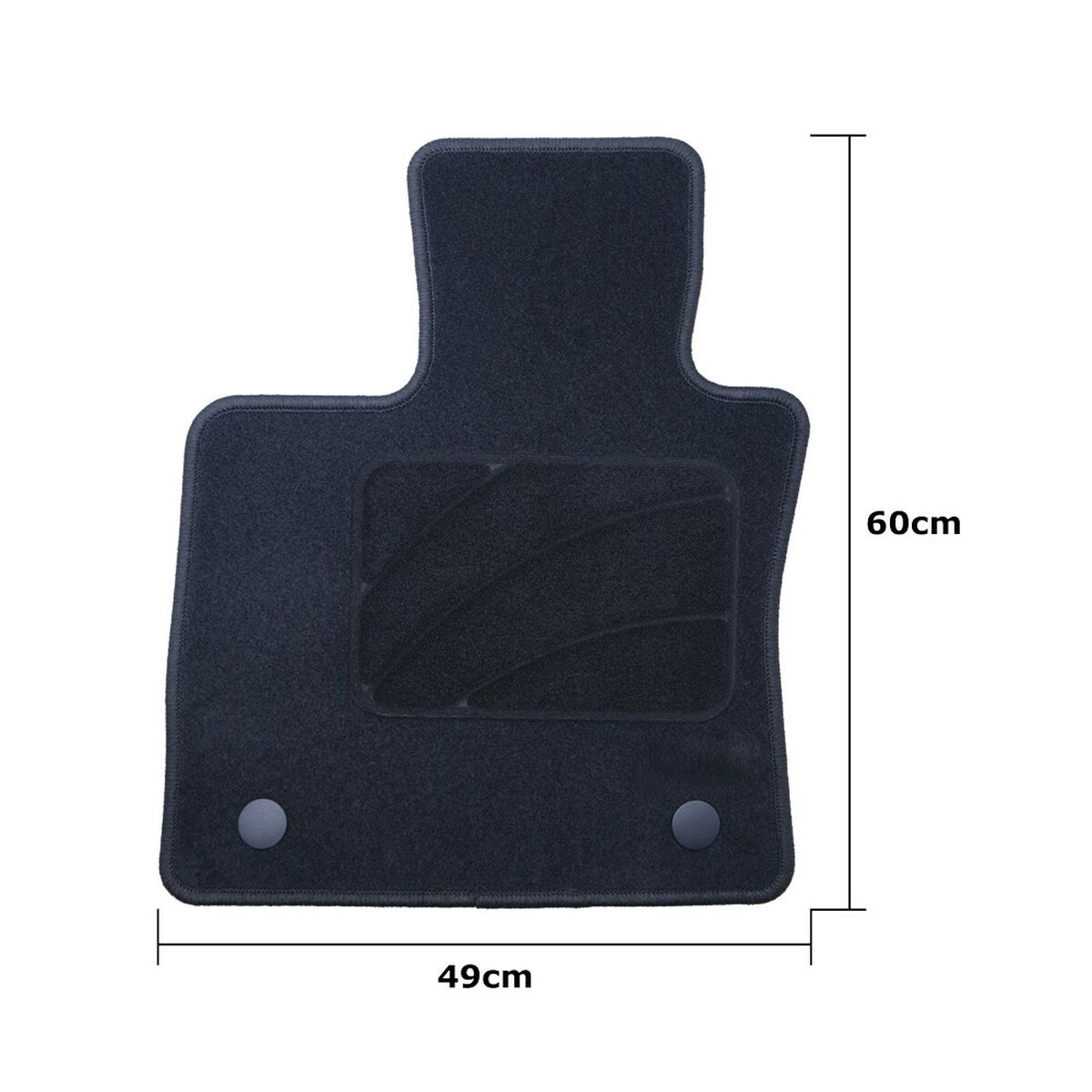 Set med bilgolvmattor OCC Motorsport OCCBW0017 Bmw E71 X6 5 Delar - 7