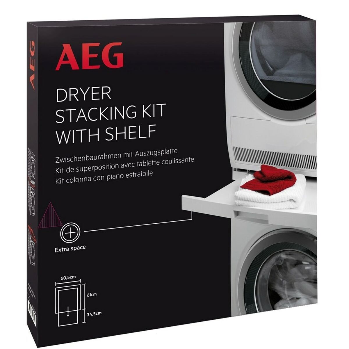Unionsutrustning för tvättmaskin och torktumlare AEG A1WYHSK2 61 cm - 3