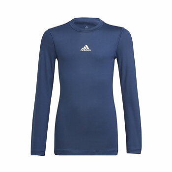 Kortärmad fotbollströja, Barn Adidas Techfit  Blå