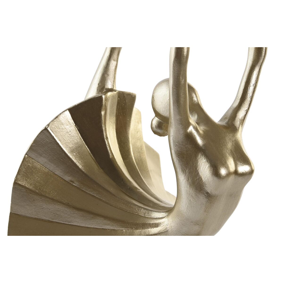 Prydnadsfigur DKD Home Decor Svart Gyllene Harts Modern (20 x 16 x 33,5 cm) - 2