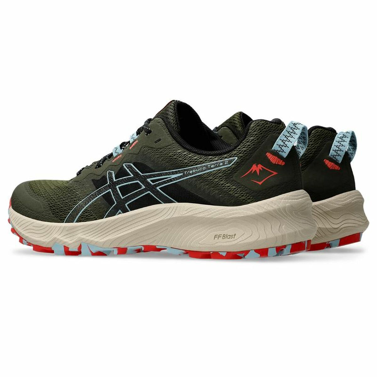 Gymnastikskor, Herr Asics Trabuco Terra 2 Grön - 6