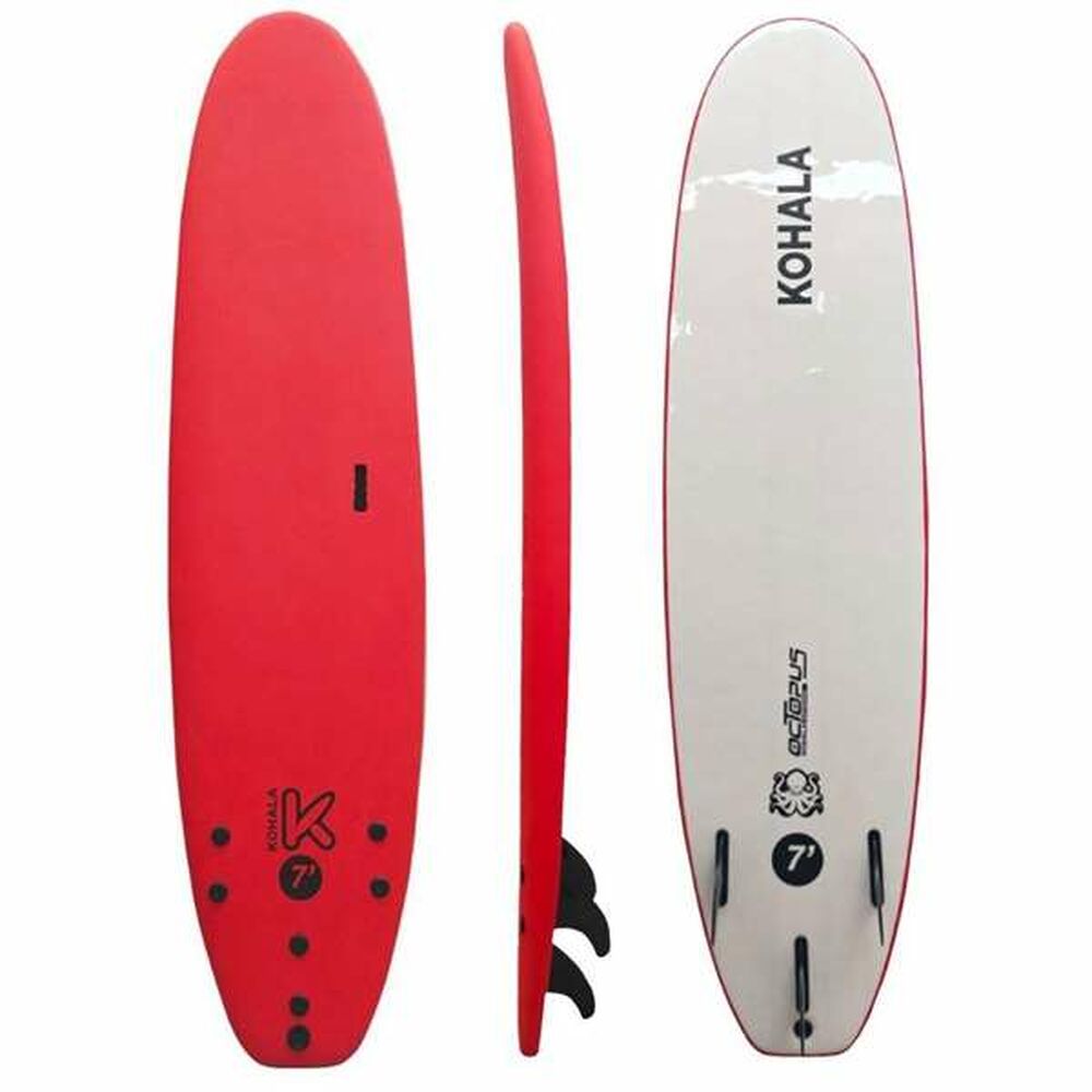 Surfbräda Soft 7' Röd Styv