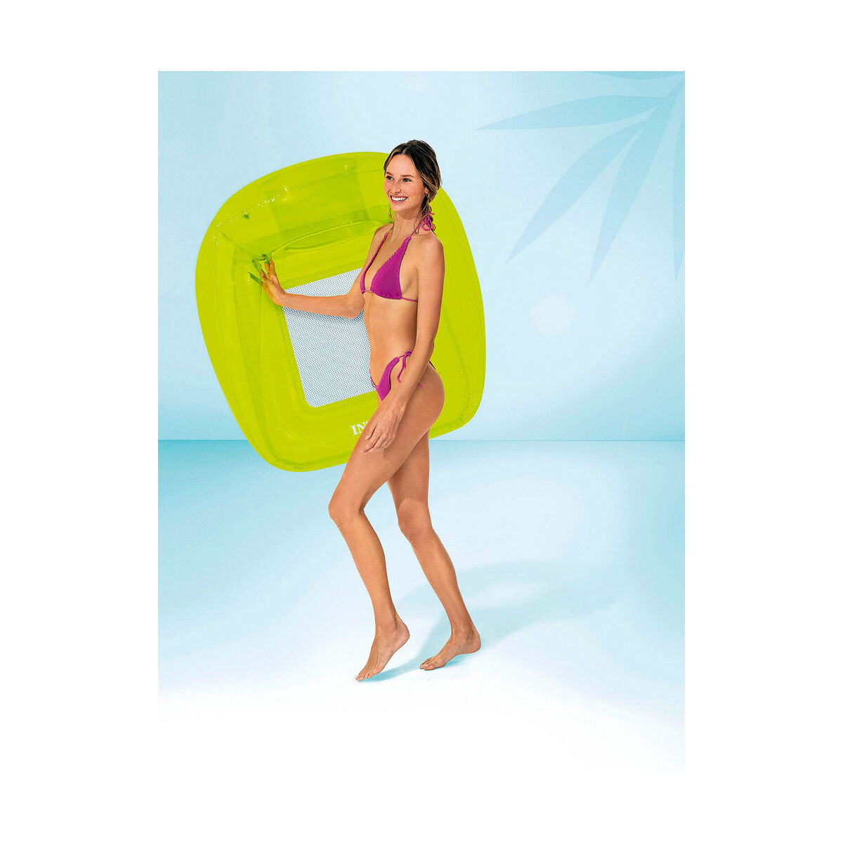 Uppblåsbar poolflotta Intex Lounge 104 x 102 cm PVC - 3