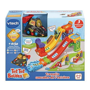 Bana med Ramper Vtech Tut Tut Bolides Springboard of the Extreme Waterfa