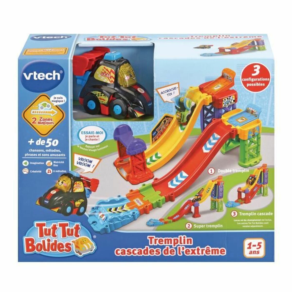 Bana med Ramper Vtech Tut Tut Bolides Springboard of the Extreme Waterfa - 4