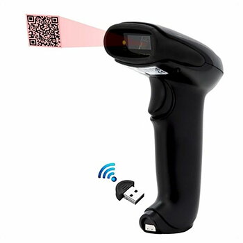Sträckkodsläsare iggual IGG315699 300 scan/s LED Bluetooth Svart
