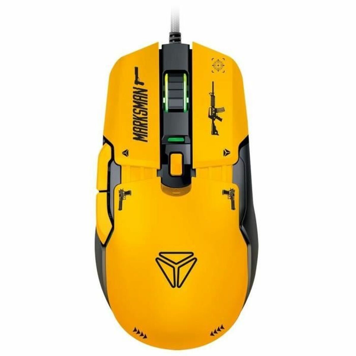 Mus Yenkee MARKSMAN YMS 3600YW Svart 3600 DPI