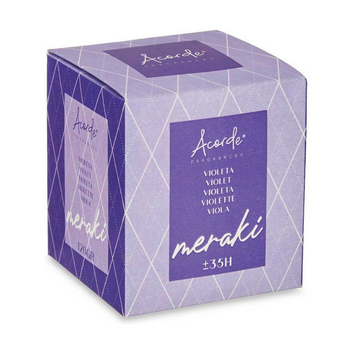 Doftljus Acorde Violett 120 g (12 antal) - 9