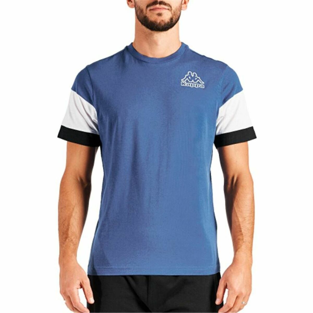 T-shirt med kortärm Herr Kappa Darg Indigo - 3