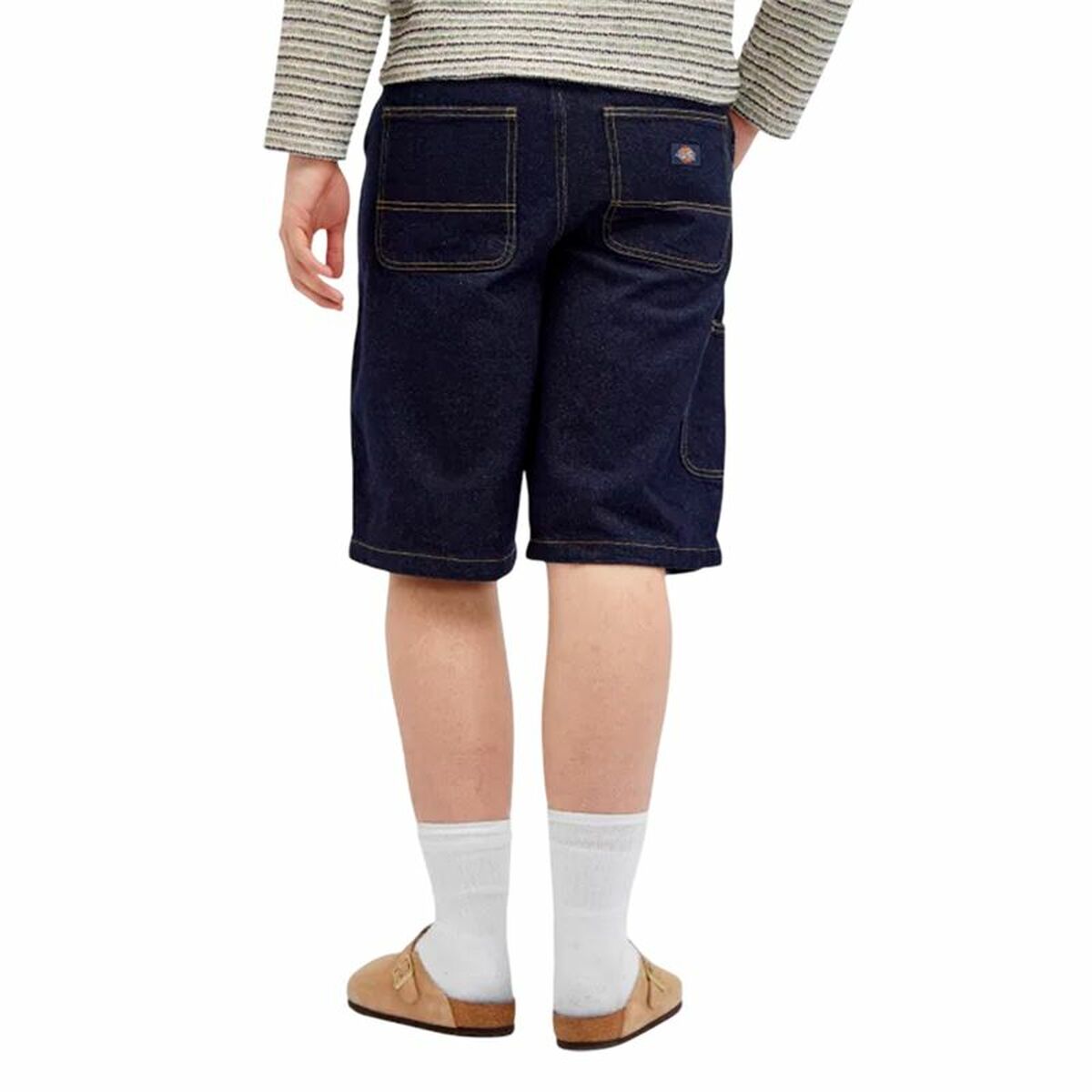Jeansbyxor Herr Dickies Madison Denim Short Rinsed Blå - 3