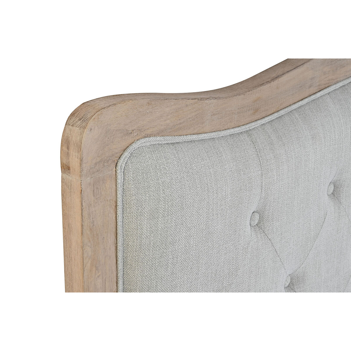 Sänggavel DKD Home Decor Ljusgrå Tölgy 160 x 10 x 120 cm 180 x 10 x 120 cm - 4