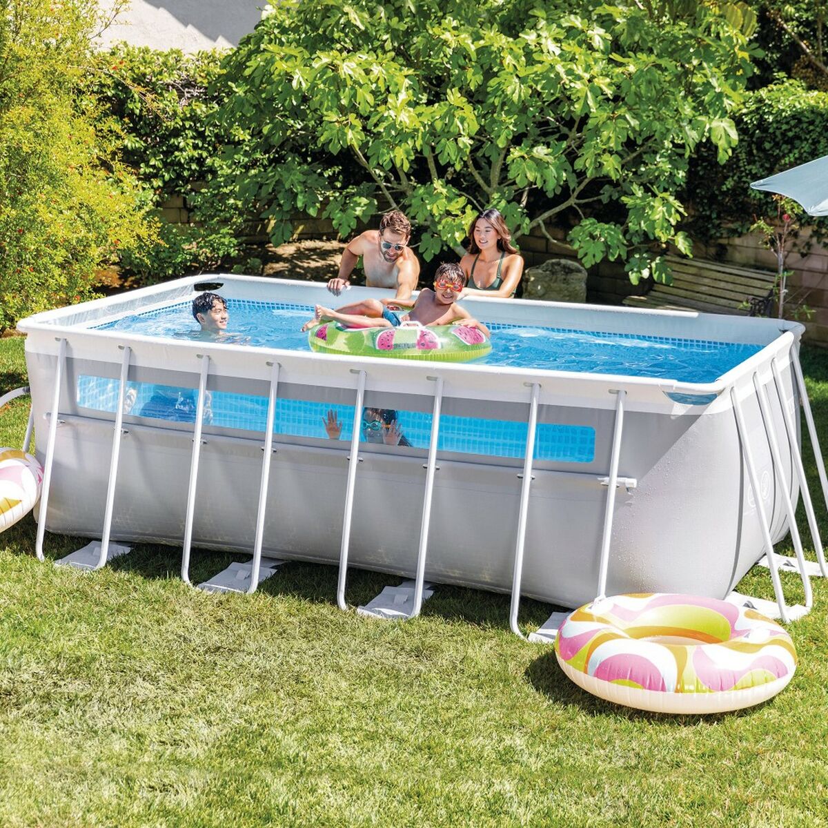 flyttbar pool Intex 400 x 122 x 200 cm - 7