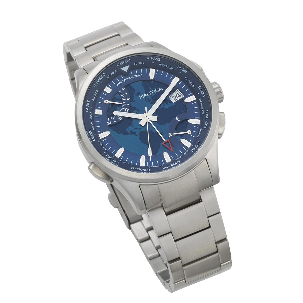 Herrklocka Nautica SHANGHAI - WORLDTIMER (Ø 44 mm) - 3