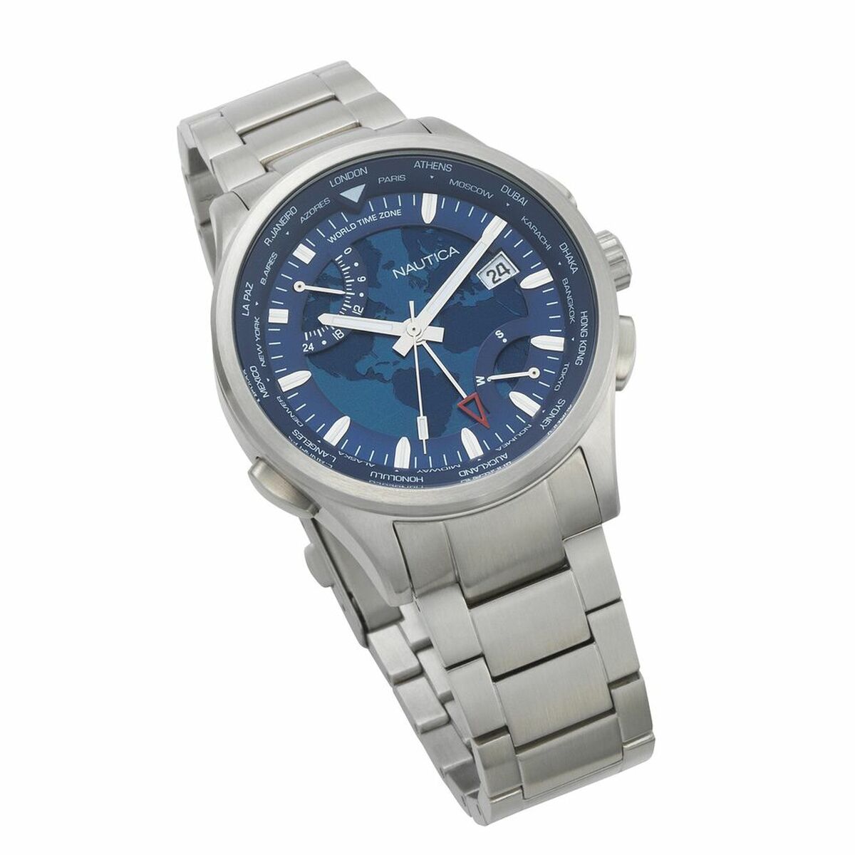 Herrklocka Nautica SHANGHAI - WORLDTIMER (Ø 44 mm) - 5