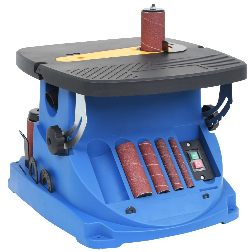 vidaXL Oscillerande spindel- & bandslip 450 W blå - 2
