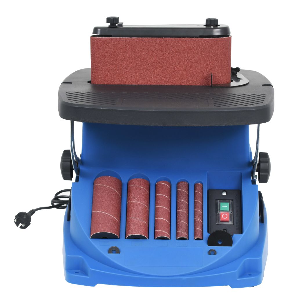 vidaXL Oscillerande spindel- & bandslip 450 W blå - 3