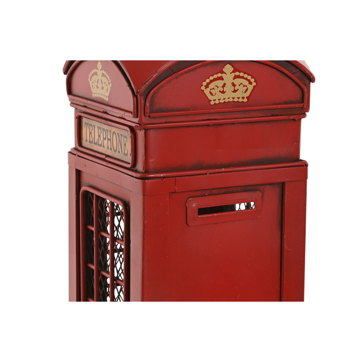 Sparbössa Home ESPRIT Metall Vintage Koja 12 x 12 x 28,5 cm - 3