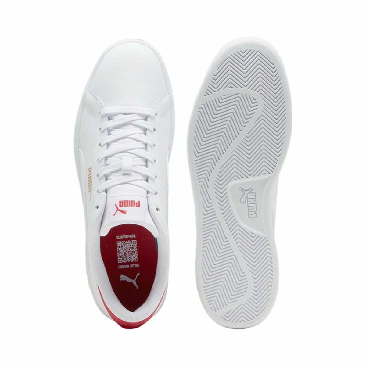 Sportskor Casual Puma Smash 3.0 Vit - 3