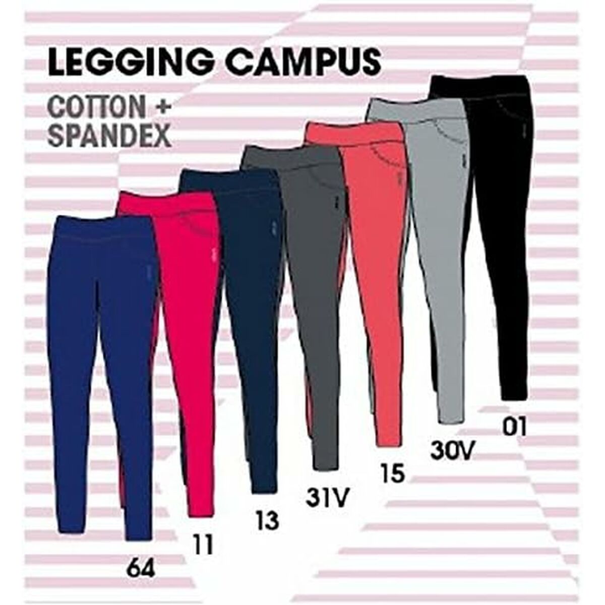 Sport-leggings, Dam Joluvi Campus Marinblå - 2