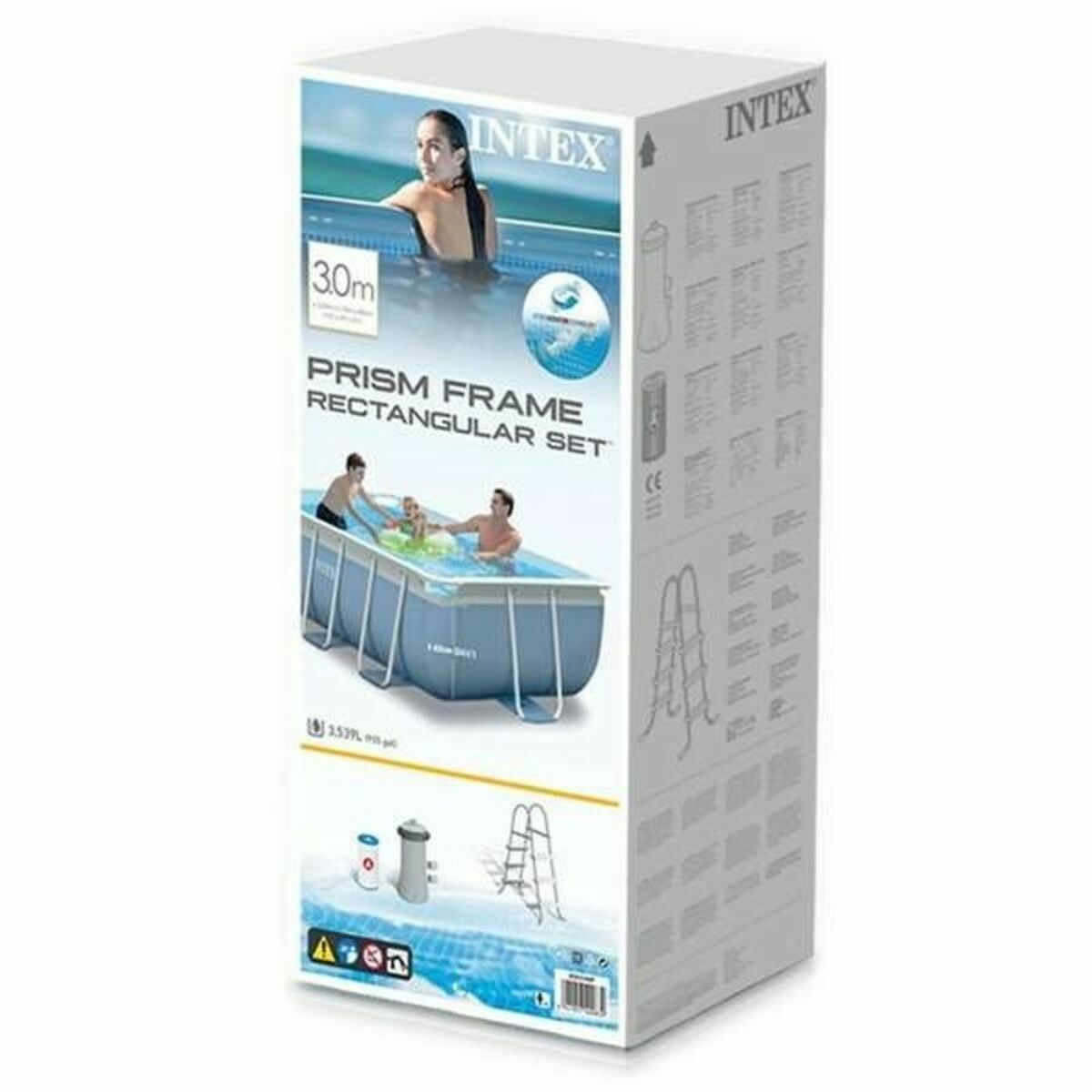 flyttbar pool Intex 26784NP 300 x 80 x 175 cm 3539 L - 2
