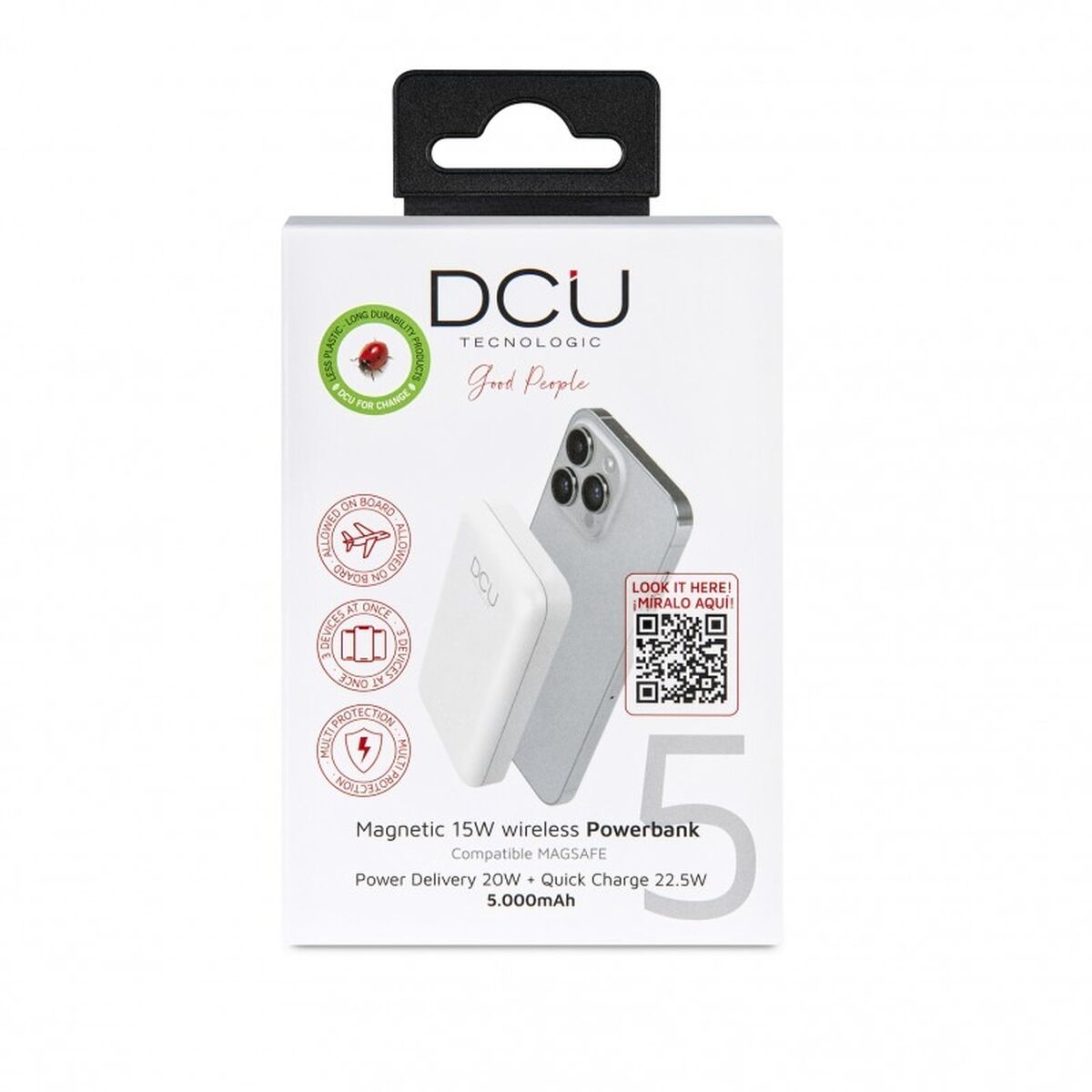 Powerbank DCU PD20W Vit 5000 mAh