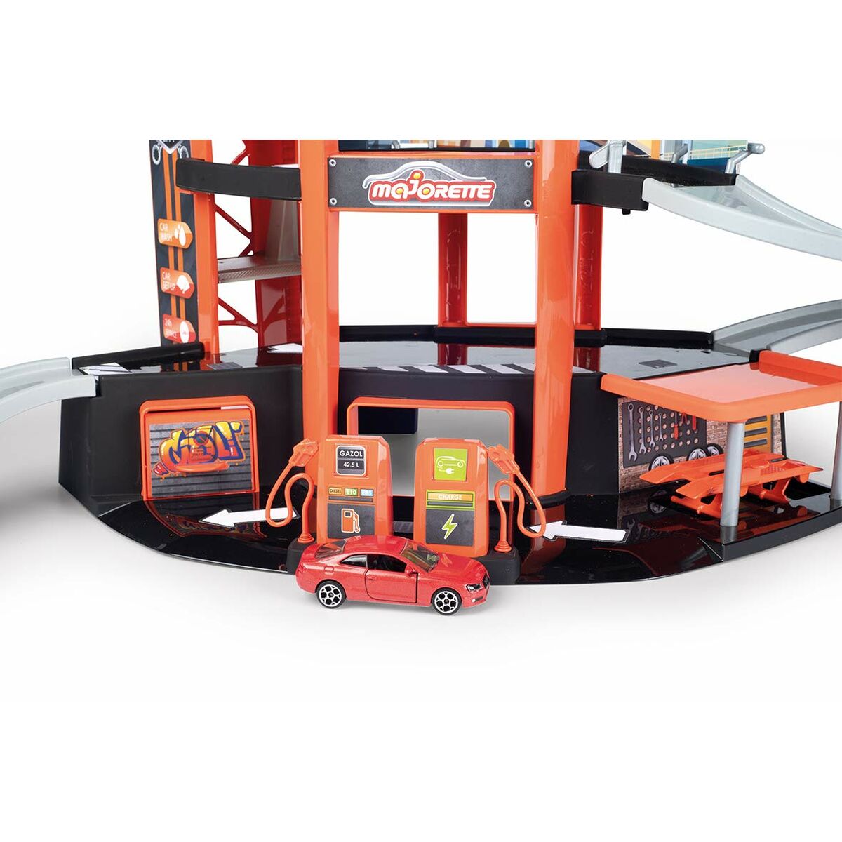 Fordonsspel Majorette Garage Motor City Plus - 2