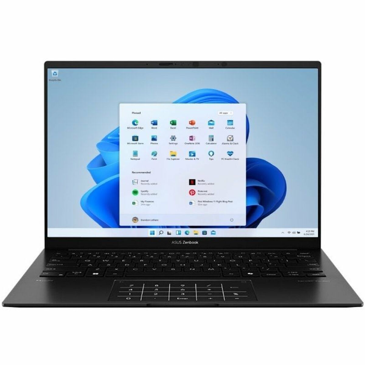 Bärbar dator Asus ZenBook 14 OLED UM3406KA-QD074W 17" 16 GB RAM 512 GB SSD Qwerty Spanska
