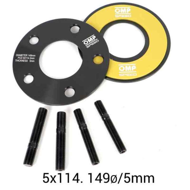 Separatorsats OMP OMPS08810501 5x114,3 67,1 M14 x 1,50 + M12 x 1,50 5 mm - 5