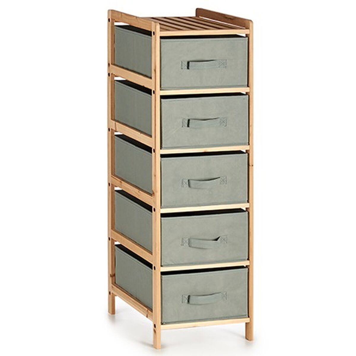 Byrå Kipit FEA05-36GR Grå 34 x 103 x 36 cm (2 antal) - 2