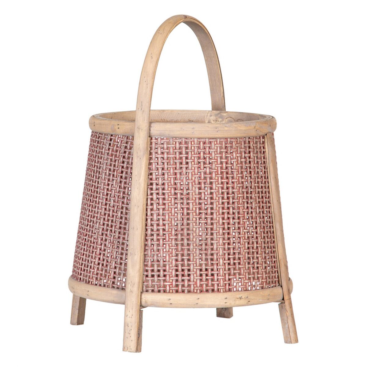 Lykta Ljusstakar Brun Naturliga fibrer 33 x 33 x 44 cm - 7