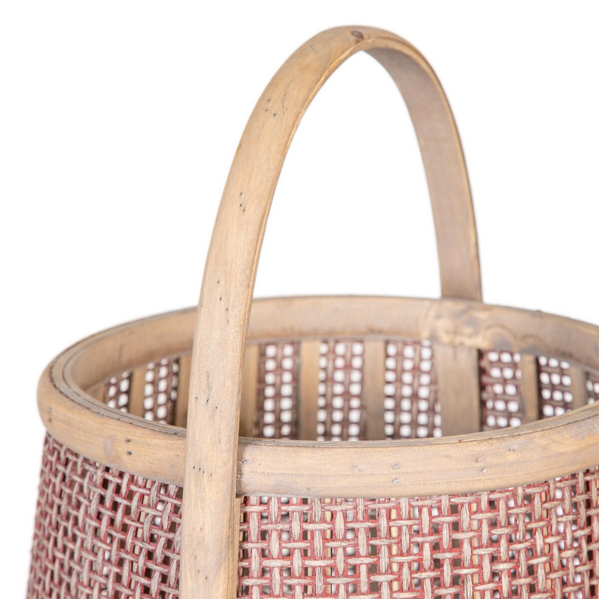 Lykta Ljusstakar Brun Naturliga fibrer 33 x 33 x 44 cm - 6