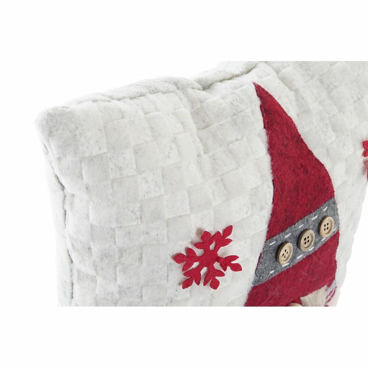 Kudde DKD Home Decor Gnom Röd Grå Polyester (33 x 10 x 33 cm) (2 antal) - 3