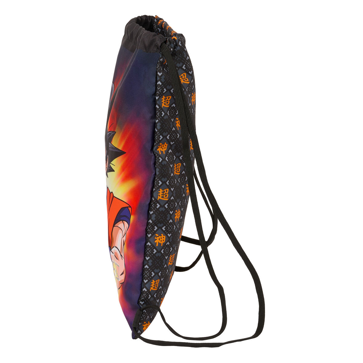 Skopåse med remmar Dragon Ball Svart 35 x 40 x 1 cm - 4
