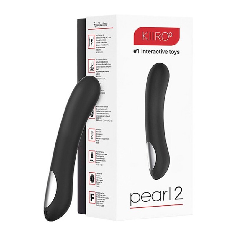 G-spotvibrator Kiiroo Teledildonic Pearl Svart - 2