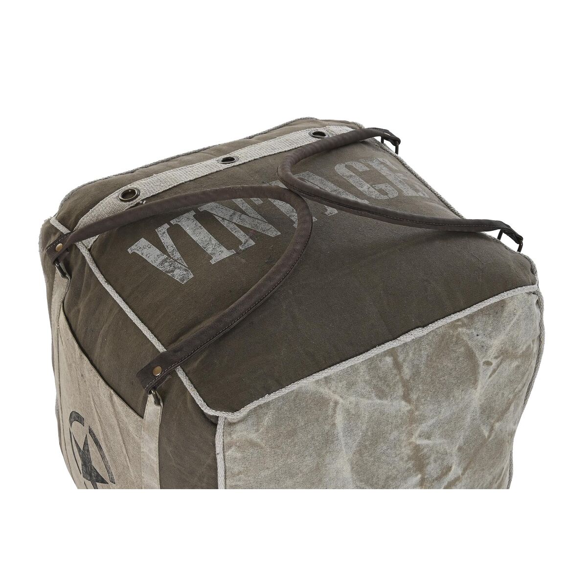 Kudde DKD Home Decor Golv 42 x 42 x 43 cm Grå Vintage - 2