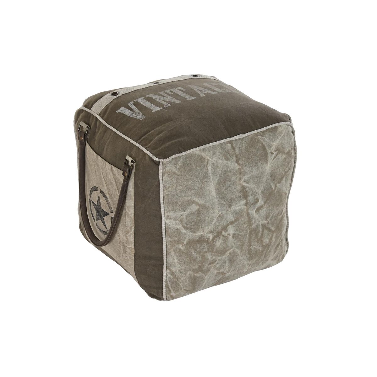 Kudde DKD Home Decor Golv 42 x 42 x 43 cm Grå Vintage - 9