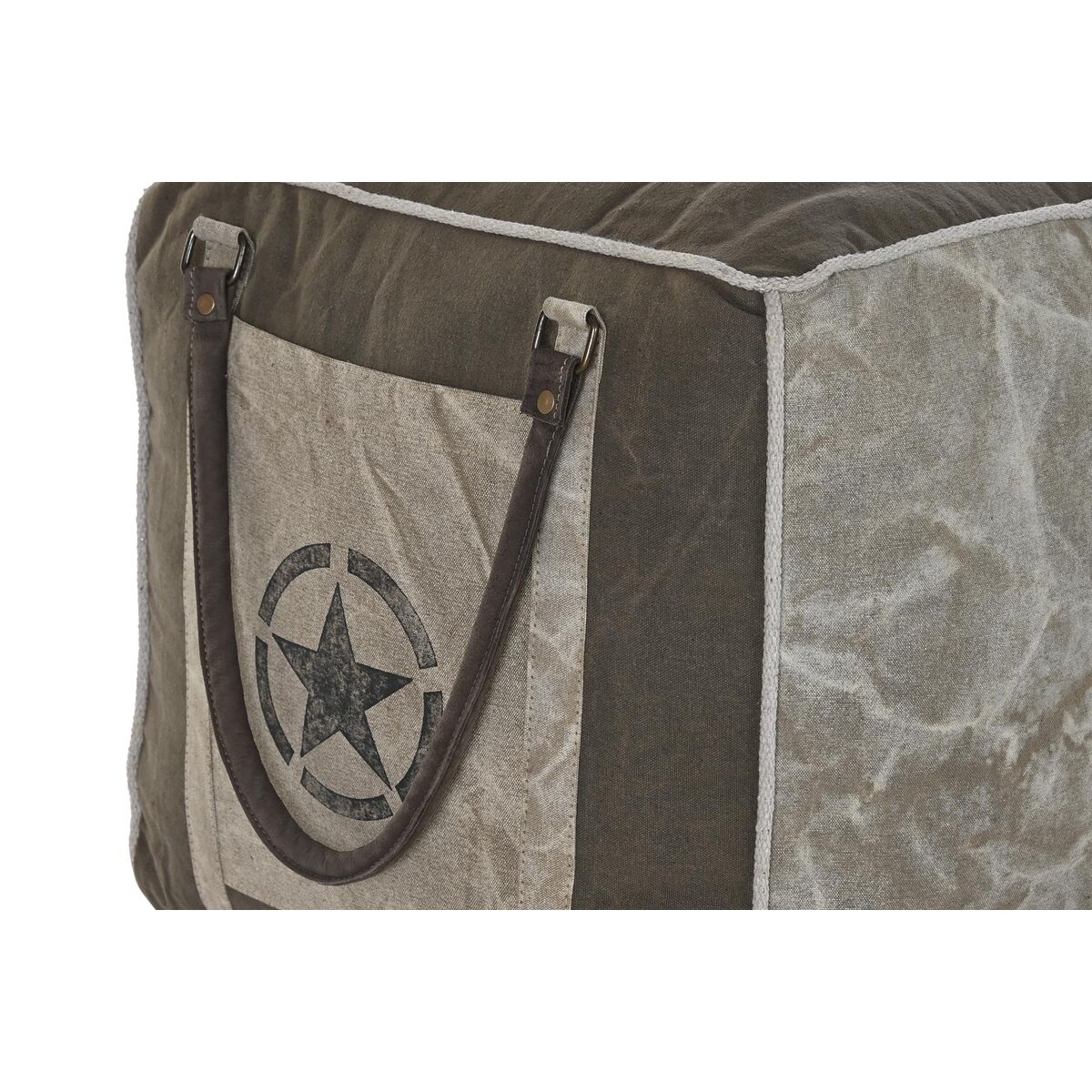 Kudde DKD Home Decor Golv 42 x 42 x 43 cm Grå Vintage - 7
