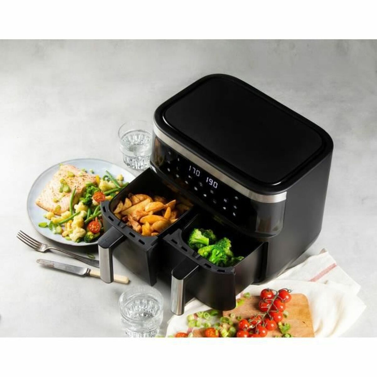 Luftfritös DOMO Svart 2850 W 8 L - 5