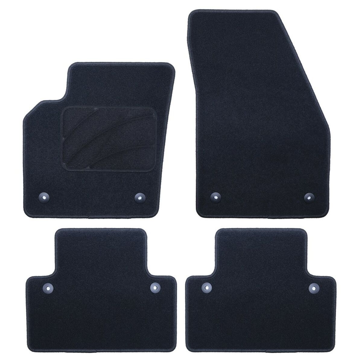 Set med bilgolvmattor OCC Motorsport OCCVV0017 Volvo V50 5 Delar