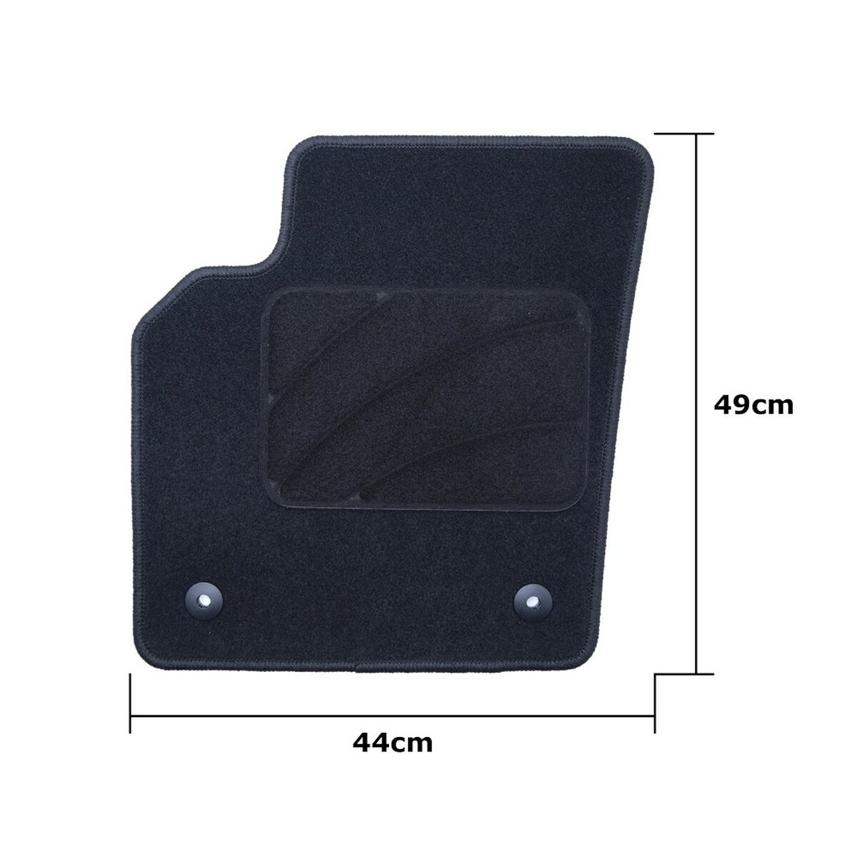 Set med bilgolvmattor OCC Motorsport OCCVV0017 Volvo V50 5 Delar - 7