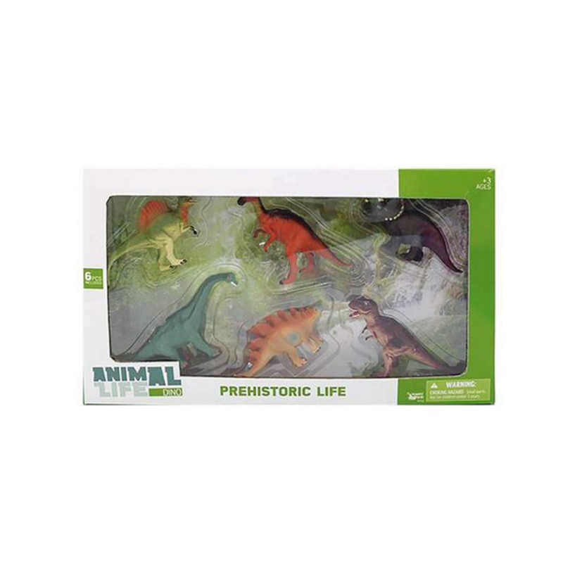 Set med dinosaurier Prehistoric Life - 2