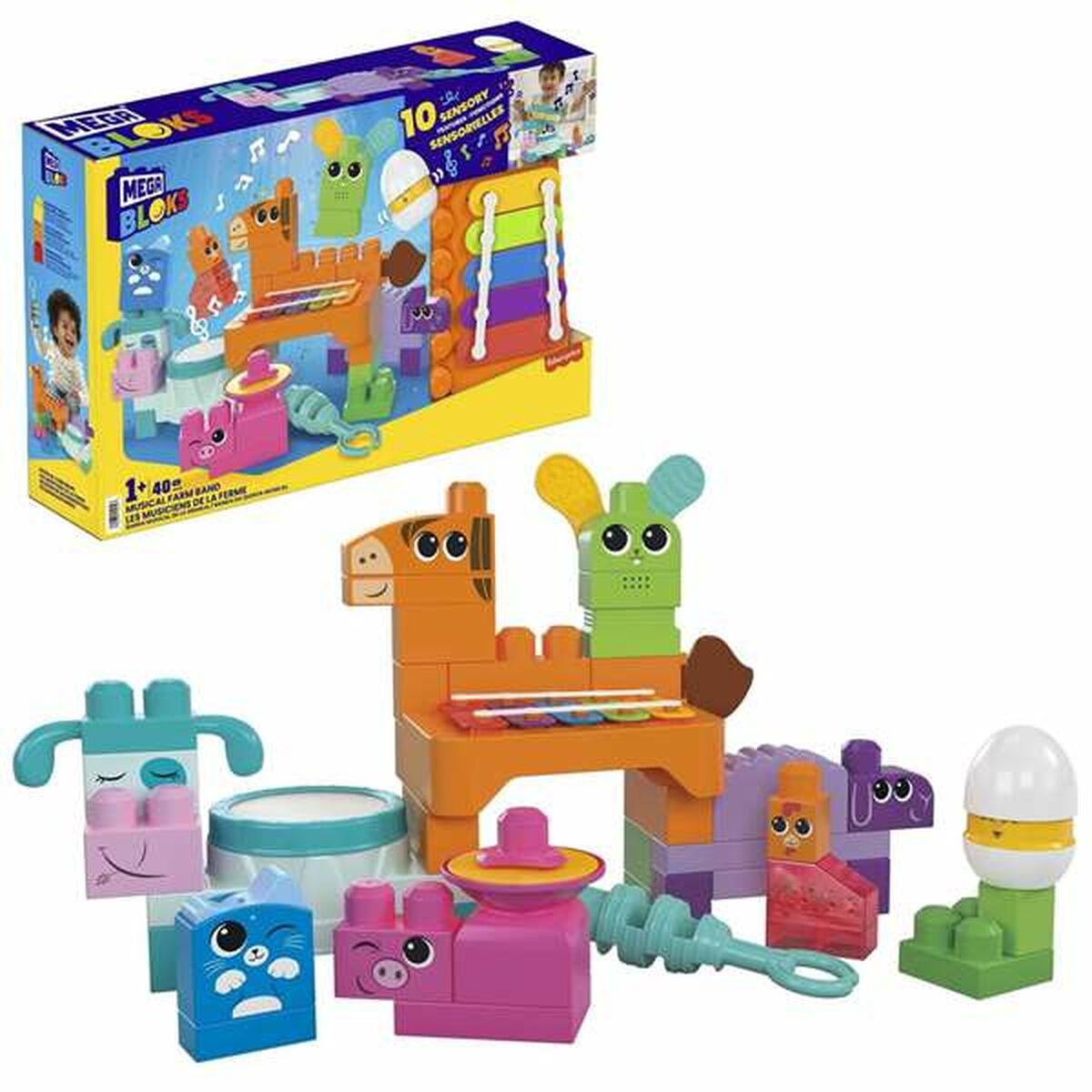 Interaktiv leksak Megablocks   Musikalisk Leksak - 5