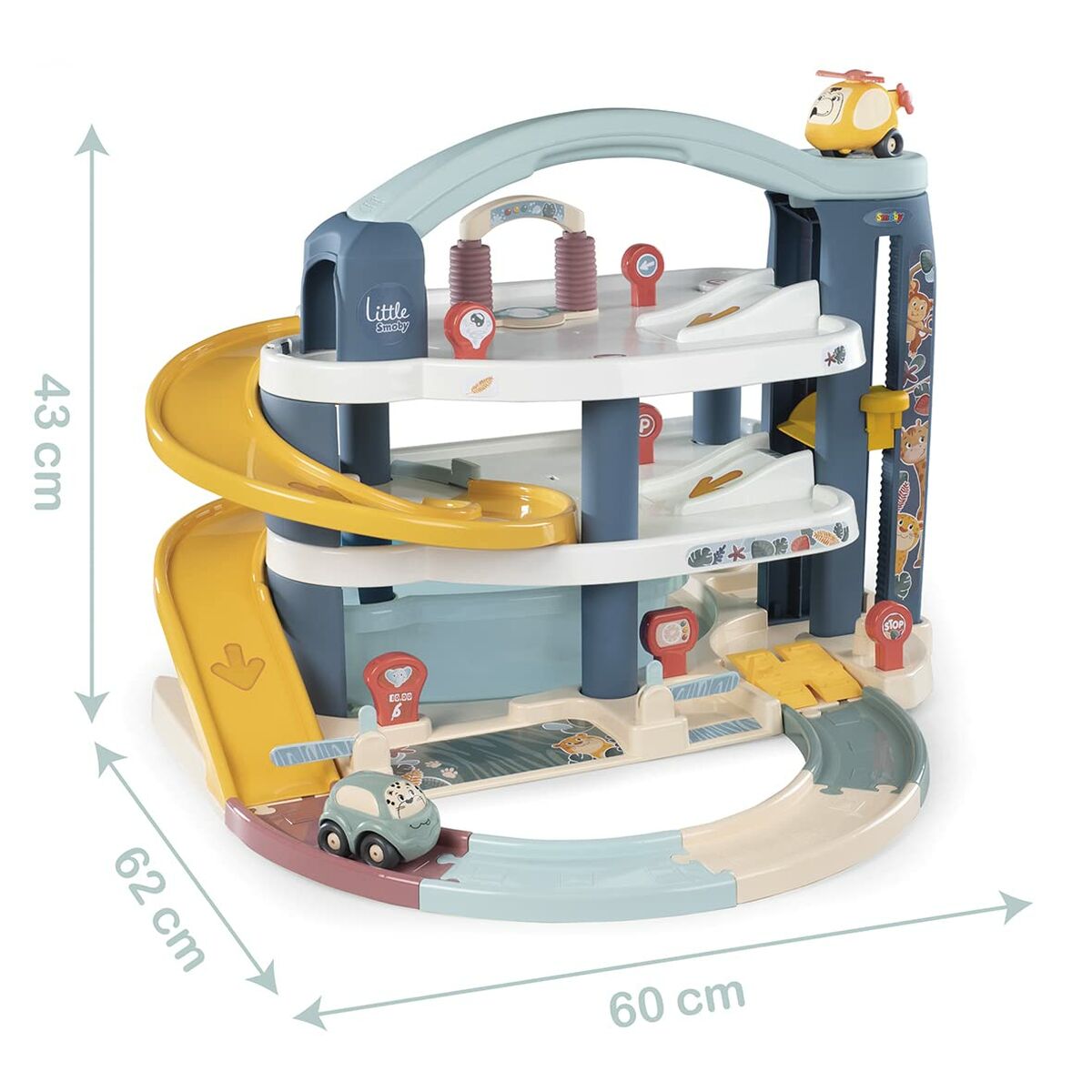 Fordonsspel Smoby Big Garage Multicolour - 2