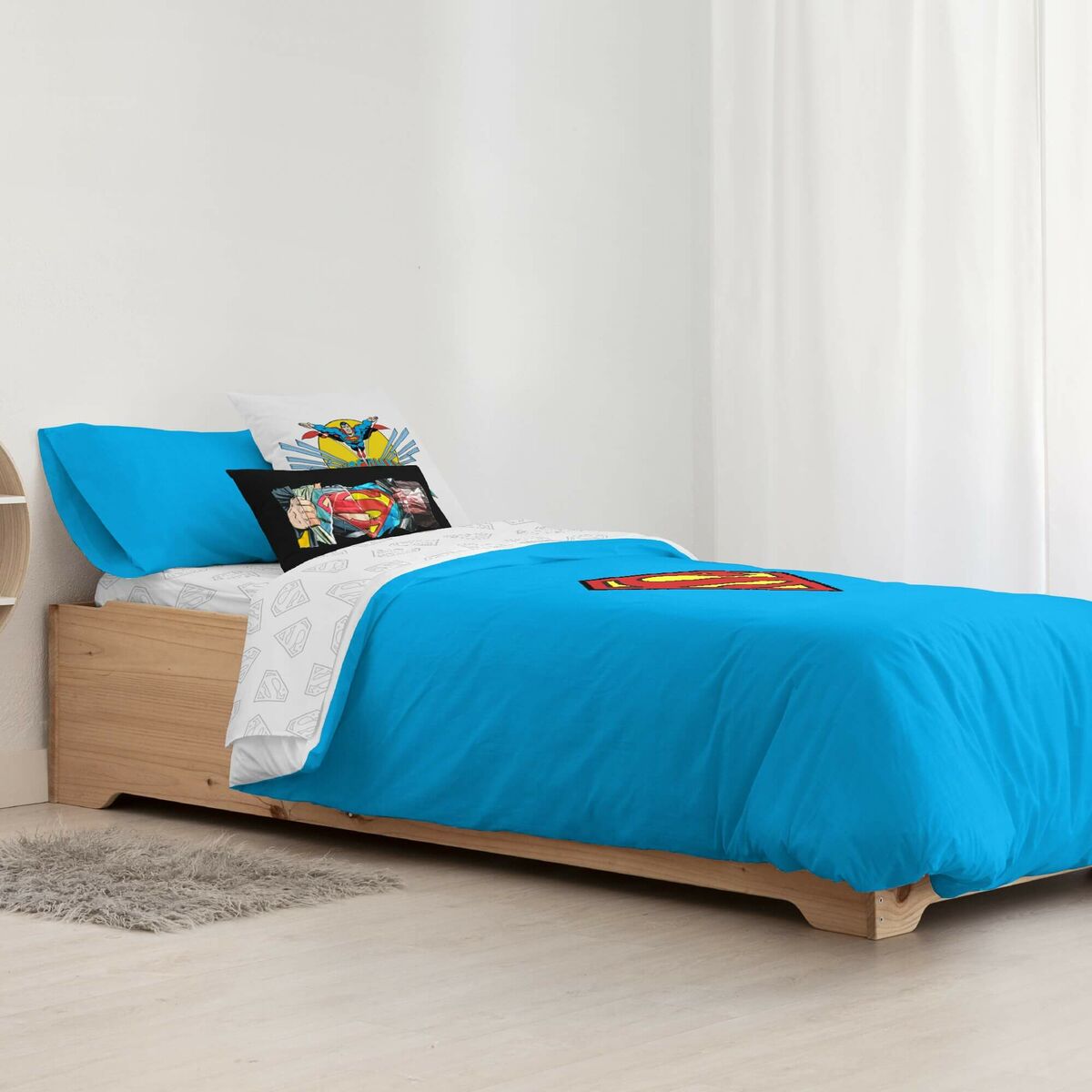 Påslakan Superman Superman Multicolour 175 Trådar 140 x 200 cm - 3