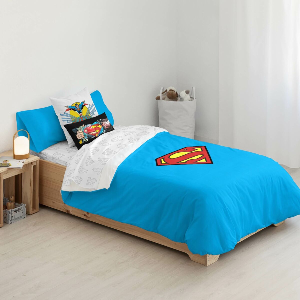 Påslakan Superman Superman Multicolour 175 Trådar 140 x 200 cm - 2