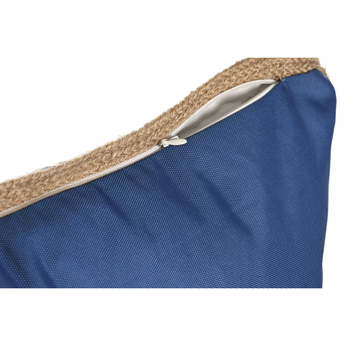 Kudde Home ESPRIT Blå Vit 50 x 30 cm - 3