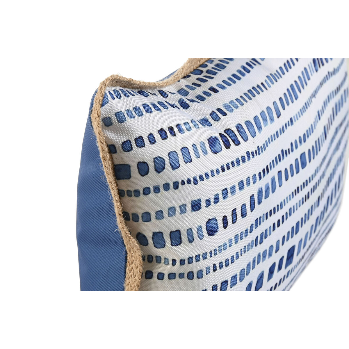 Kudde Home ESPRIT Blå Vit 50 x 30 cm - 2