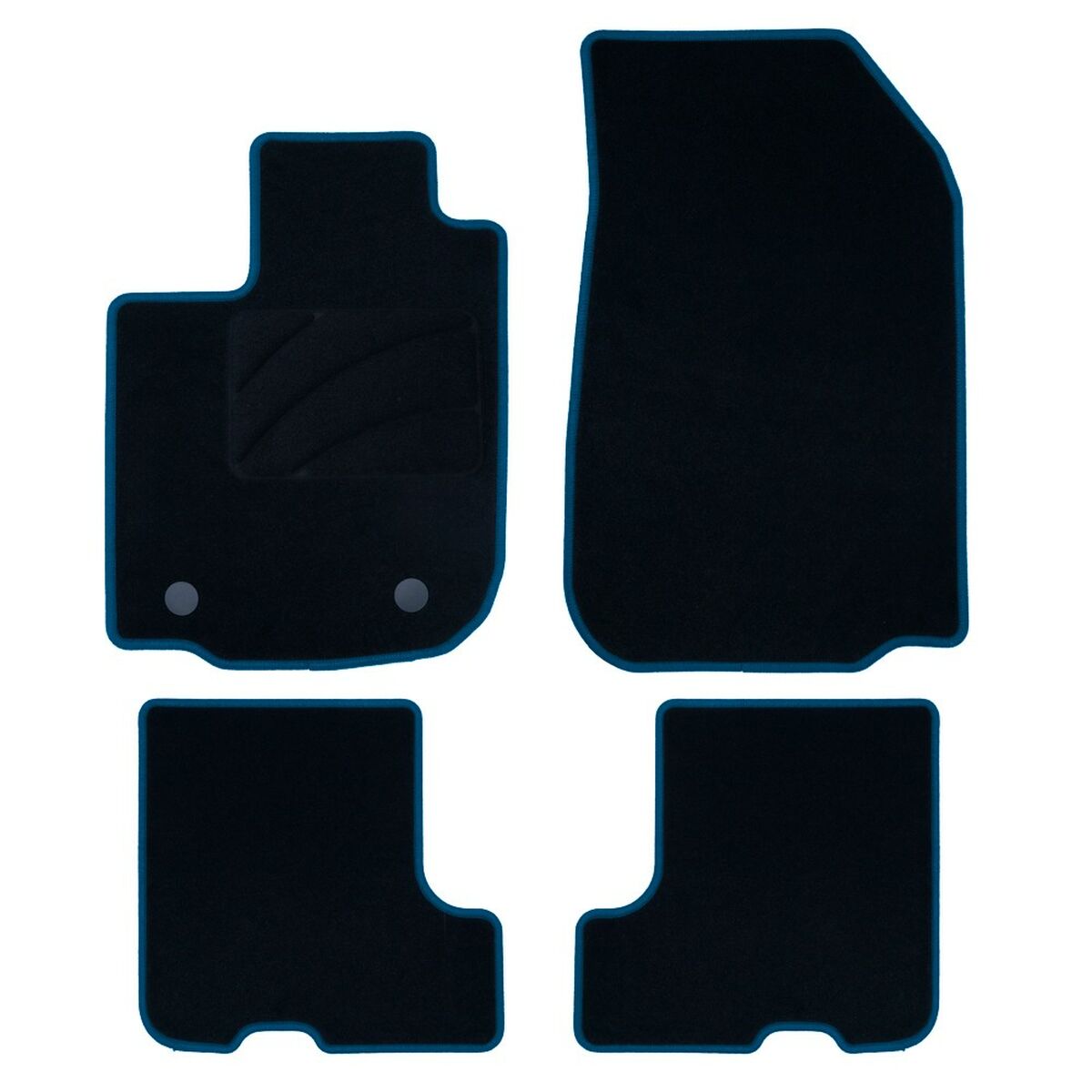 Set med bilgolvmattor OCC Motorsport OCCDC0013BL Dacia Sandero