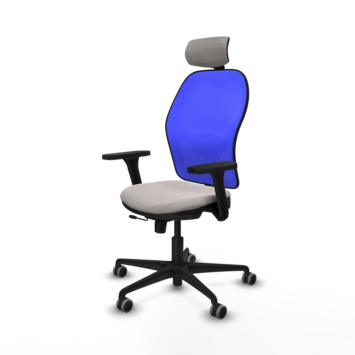 Kontorsstol med nackstöd Jorquera Piqueras y Crespo 3D036G2 Vit - 2